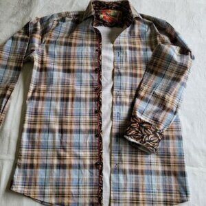 Sloane Button Down Shirt with Contrast Trim - Medium